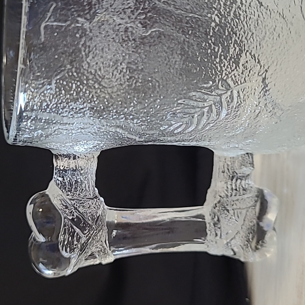 1993 McDonald's The Flintstones pre Dawn Mug RocDonalds Collectible Clear Glass - Picture 3 of 9